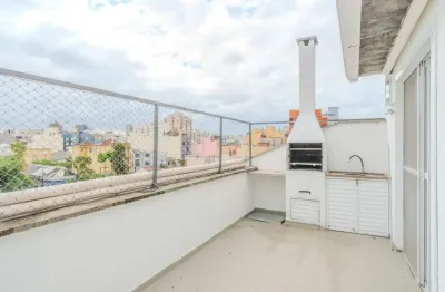 Cobertura com 2 quartos à venda na rua doutor sebastião leão, 170, azenha, porto alegre, 80 m2 por r$ 418.000
