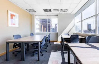 Escritório em espaço aberto totalmente equipado para você e sua equipe no curitiba, batel - ed corporate evolution