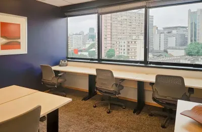 Escritório para alugar para 5 pessoas em regus sao paulo, paulista casa das rosas - brigadeiro