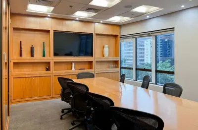 Escritório em espaço aberto totalmente equipado para você e sua equipe no sao paulo, faria lima - av cidade jardim - ed seculum