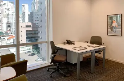 Escritório lindamente projetado para 1 pessoa em spaces spaces, vila olimpia