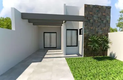Casa com 2 quartos à venda na rua c, 610, praia grande, matinhos, 53 m2 por r$ 290.000