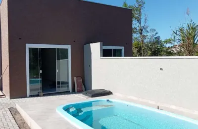 Casa com 3 quartos à venda na rua dezenove, 202, saint etiene, matinhos, 78 m2 por r$ 420.000