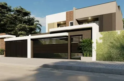 Casa com 3 quartos à venda na rua bertioga, 547, riviera, matinhos, 150 m2 por r$ 780.000