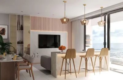 Apartamento com 2 quartos à venda na avenida beira mar, 7441, balneário ipacaraí, matinhos, 79 m2 por r$ 899.000