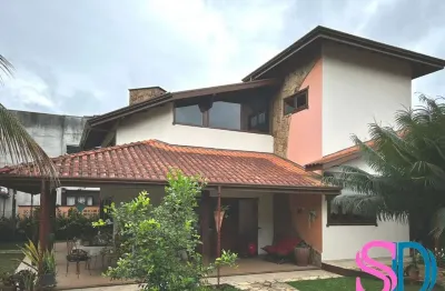 Linda casa térrea mobiliada, com 4 quartos, em loteamento fechado, para venda, ubatuba - sp