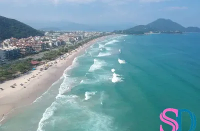 Terreno para incorporação imobiliária, com 1.056 m2, e projeto aprovado, na praia grande, em ubatuba - sp