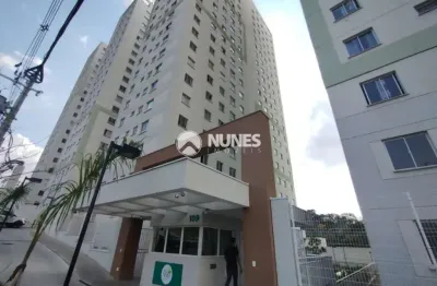 Apartamento com suíte e 01 vaga de garagem em carapicuíba - vista livre para maior segurança e conforto