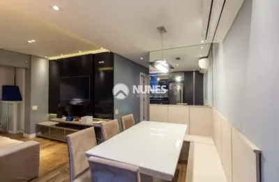Apartamento 68m² com 2 dormitórios sendo 1 suíte, 2 banheiros e 1 vaga coberta no jardins do brasil, osasco/sp