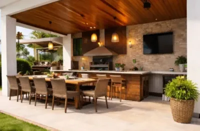 Casa Mobiliada Contrato Anual com 4 Suítes Conforto em lugar bonito e com serviços