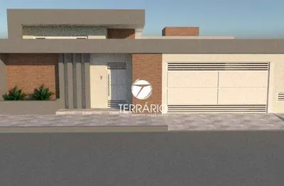 Casa à venda no campos elíseos em varginha com 3 suítes todas com closet, 5 banheiros, 3 vagas e churrasqueira