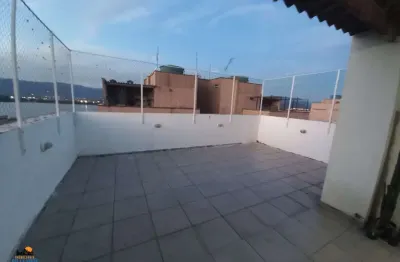 Cobertura com 2 quartos para alugar na érico veríssimo, 708, vila jockei clube, são vicente por r$ 2.300