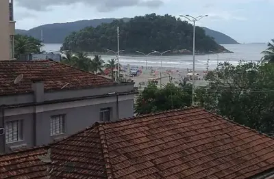 Apartamento com 1 quarto à venda na rua doutor josé francisco valença, 59, itararé, são vicente por r$ 300.000