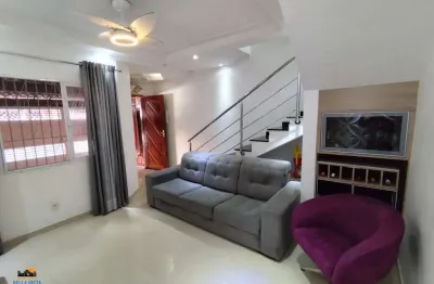 Casa em condomínio fechado com 2 quartos à venda na avenida minas gerais, 200, vila voturua, são vicente por r$ 280.000