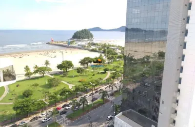 Apartamento com 2 quartos para alugar na avenida presidente wilson, 143, josé menino, santos por r$ 3.500