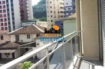 Apartamento com 2 quartos à venda na avenida manoel da nóbrega, 545, itararé, são vicente por r$ 430.000