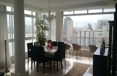 Apartamento com 4 quartos à venda na alameda paulo gonçalves, 160, ilha porchat, são vicente por r$ 2.300.000