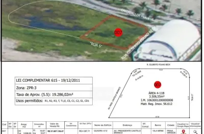 Terreno à venda na Avenida Presidente Castelo Branco, Vila Mirim, Praia Grande