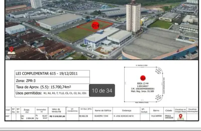 Terreno à venda na Rua José Borges Netto, 1, Vila Mirim, Praia Grande