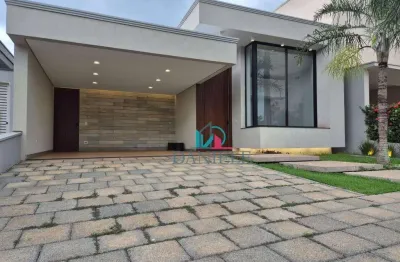 Casa térrea com 3 suítes, em construção, localizada no condomínio village damha i.