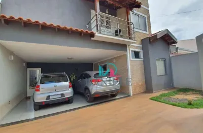 Casa com 3 dormitórios à venda, 312 m² por r$ 650.000,00 - residencial cambuy - araraquara/sp