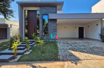 Casa térrea com 3 suítes localizada no condomínio portal das tipuanas.