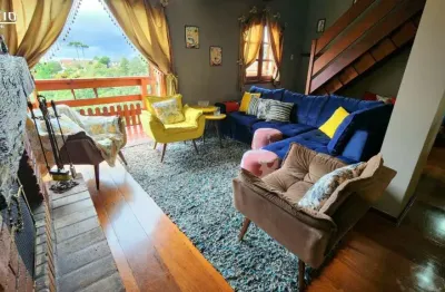 Apartamento duplex à venda, 216 m² por r$ 2.400.000,00 - alto do capivari - campos do jordão/sp