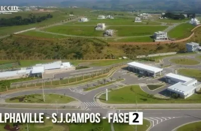 Terreno à venda 510 m²  quadra f2 - próximo da praça - cond. alphaville 2, leve declive - urbanova - são josé dos campos/sp