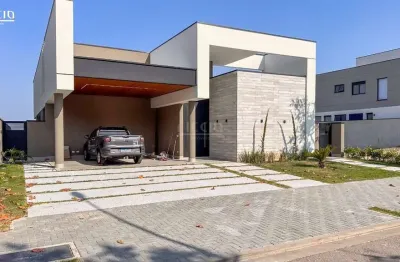 Espetacular casa térrea nova alphaville ii, com vista linda nos fundos - 4 suítes, construção de 277 m² e 553 m² de terreno - pronta para morar