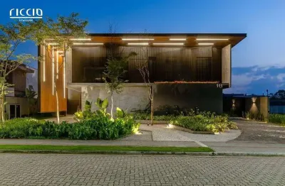 Sobrado mobiliado luxuoso -  à venda, 645 m² de construção, condominio chácara serimbura urbanova sjc-sp