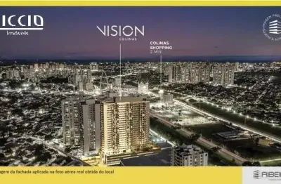 Apartamento a venda, 02 dormitórios, vision colinas, jardim esplanada, sjc.