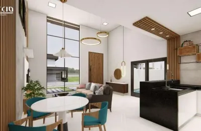Casa térrea em condomínio reserva ruda, no bairro loteamento floresta em são josé dos campos.