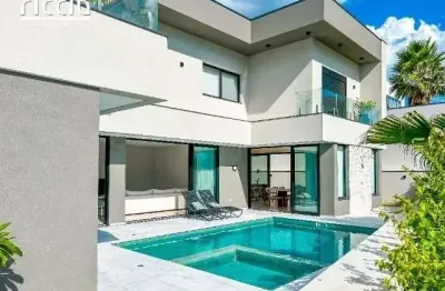 Sobrado à venda no alphaville 2 - pronto para morar - 4 suítes e 1 escritório no térreo 430 m² de a.c e 535 m² de terreno