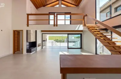 Casa térrea na reserva do alphaville ii - projeto prático e funcional - 505 m² terreno, 295 m² construção - 3 suítes + escritório + academia c/ wc