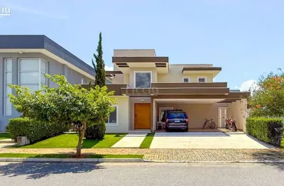 Excelente sobrado com 380 m² - 4 suítes (1 no térreo) - pronto para morar - 4 vagas (2 cobertas) cond. jardim do golfe urbanova