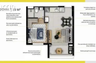 Ao lado do shopping colinas - vision 150 m² - 2 dorms, suíte - planta garden