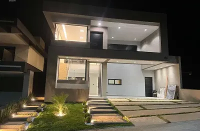 Casa de alto padrão para venda no condomínio santa mônica com 3 dormitórios, sendo 1 suíte!