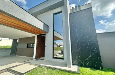 Casa térrea de alto padrão no reserva aruanã - pronta para morar com 3 suítes e acabamento premium!