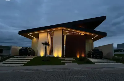 Casa térrea no condomínio ecopark bourbon - caçapava/sp de 288m² - 4 suítes