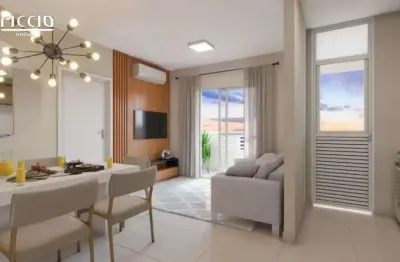 Apartamento no edifício antônio carlos - parque industrial com 44, 2 dormitórios