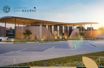 Terreno à venda cond. jardins das nações urbanova - sjc - 800,88 m² plano - fundos para área verde!