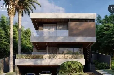 Sobrado em construção no alphaville ii, 4 suítes, 450m²