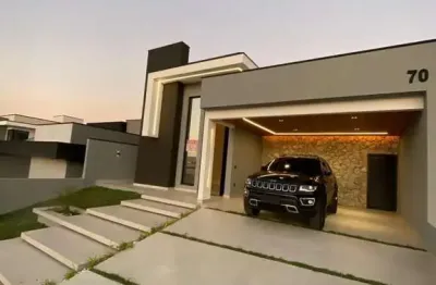 Casa em condomínio santa monica - caçapava com 3 suítes, area gourmet