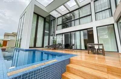 Sobrado / casa à venda condomínio alphaville 2 urbanova sjc - 4 suítes, elevador e piscina com borda infinita - 505 de terreno e 425 m² de terreno