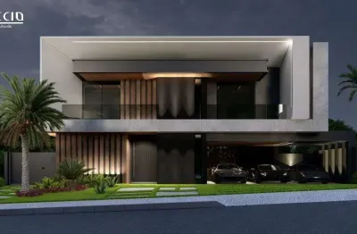 Parcelamento direto em 24 x - casa à venda no cond. reserva do paratehy 4 suítes + escritorio  - 600 m² de construção