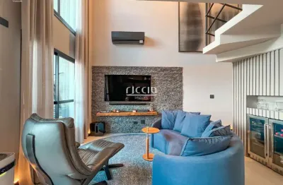 Loft duplex condomínio tarsila loft no jardim aquarius, são 94 m², vista livre