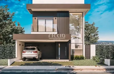 Aceita terreno como permuta - sobrado / casa à venda no cond. altos da serra 6, com 295 m² de construção, 4 suítes, previsão de entrega julho. 2022.