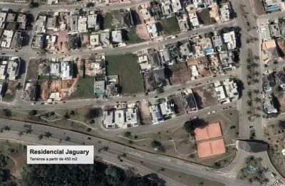 Oportunidade - terreno à venda urbanova, 450 m² quadra j -  sem vizinhos de frente em aclive no cond. jaguary são josé dos campos/sp