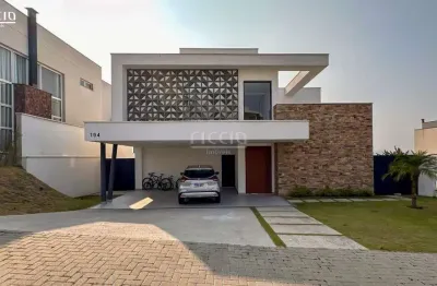 Sobrado maravilhoso cond. alphaville 1 à venda, 4 suítes, com 297 m² área útil e 505 m² de terreno, - urbanova - s.j.campos/sp