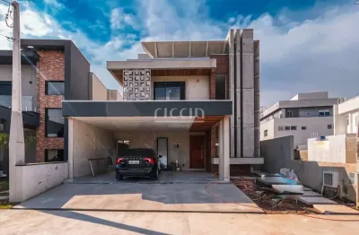 Aceita terreno como permuta - sobrado / casa à venda no cond. altos da serra 6, com 258 m² de construção, 4 suítes, previsão de entrega julho 2022.